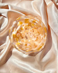 Coral Spotted Glass Bowl