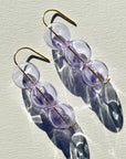 Lilac Stacked Bubble Drop Earrings